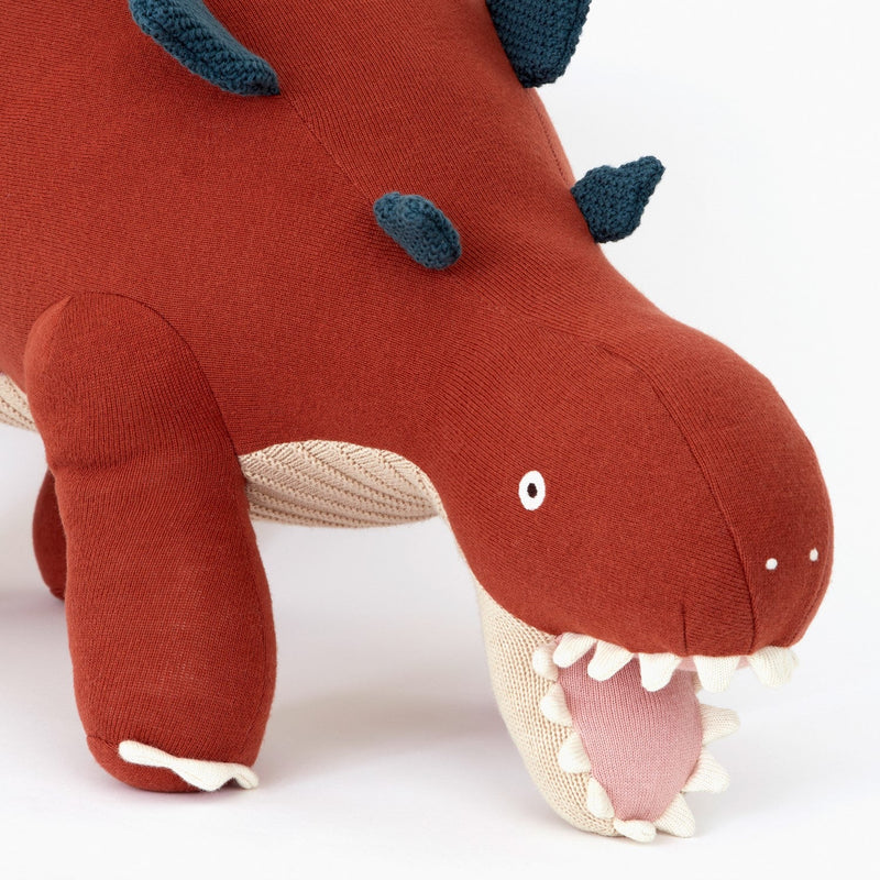 media image for large stegosaurus knitted toy by meri meri mm 211096 4 242