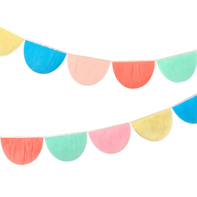product image for rainbow tissue paper scallop garlands by meri meri mm 211366 1 16