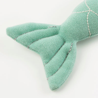 product image for green blue knitted mermaid by meri meri mm 215299 4 12