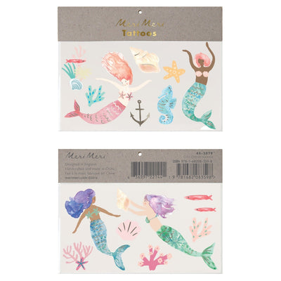 product image of mermaid large tattoos by meri meri mm 215902 1 531