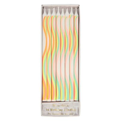product image of rainbow pattern candles by meri meri mm 215983 1 547