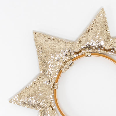 product image for gold puffy star headband by meri meri mm 217954 4 47