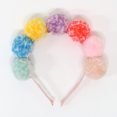 product image of rainbow pompom headband by meri meri mm 218476 1 527
