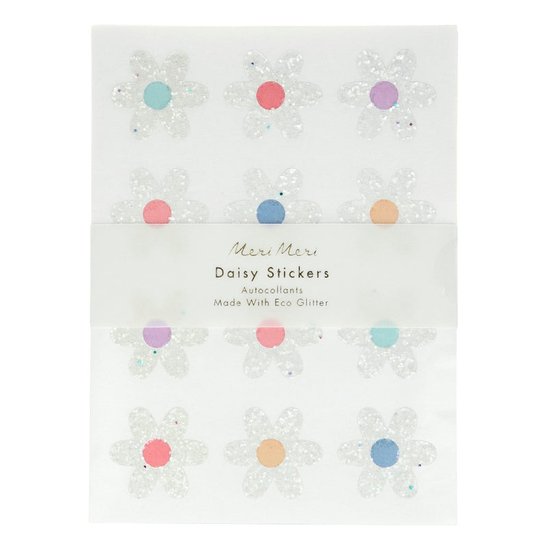 media image for glitter daisy stickers by meri meri mm 218503 1 222