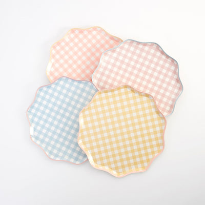 product image for pastel gingham partyware by meri meri mm 218593 18 66