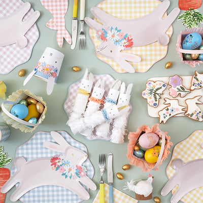 product image for pastel gingham partyware by meri meri mm 218593 29 5