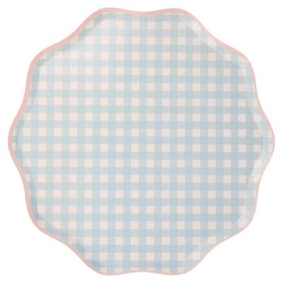 product image for pastel gingham partyware by meri meri mm 218593 10 86