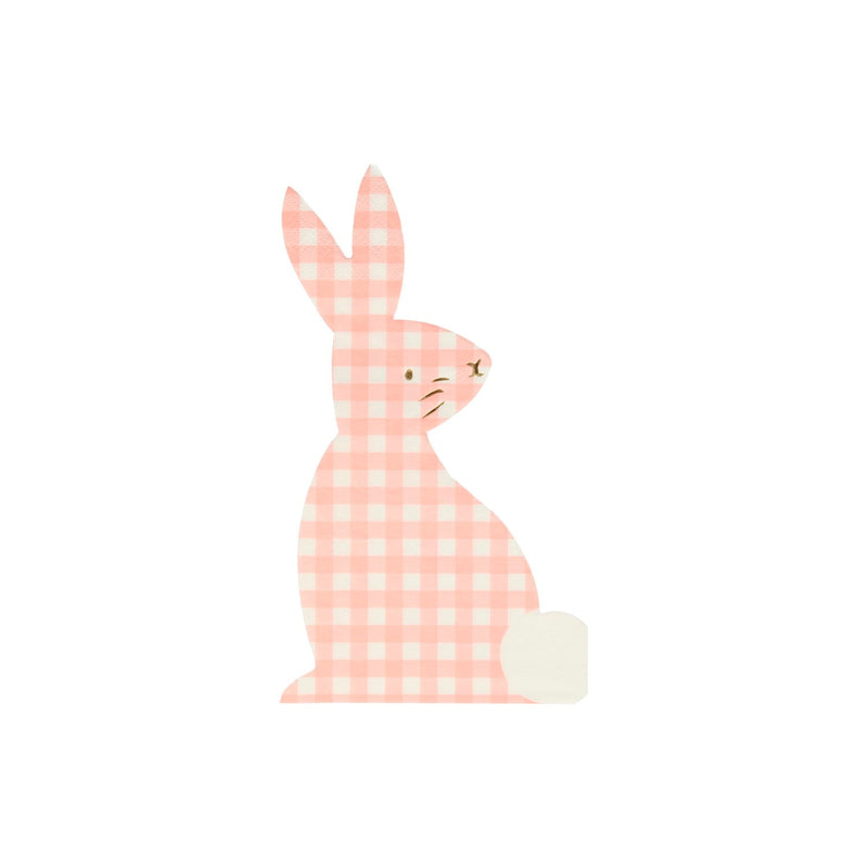 media image for gingham bunny napkins by meri meri mm 218584 4 241