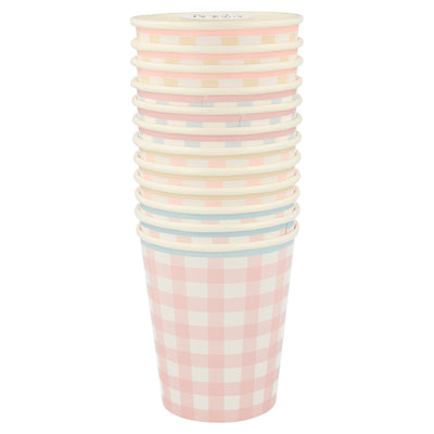 product image for pastel gingham partyware by meri meri mm 218593 7 20