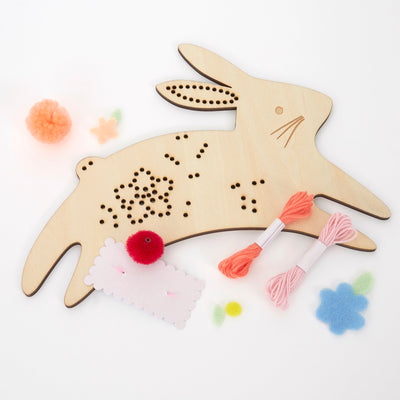 product image for bunny embroidery kit by meri meri mm 221670 3 67