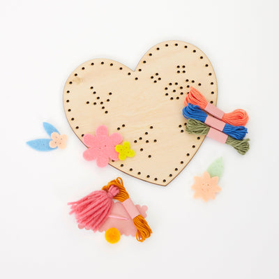 product image for heart embroidery kit by meri meri mm 221679 2 61