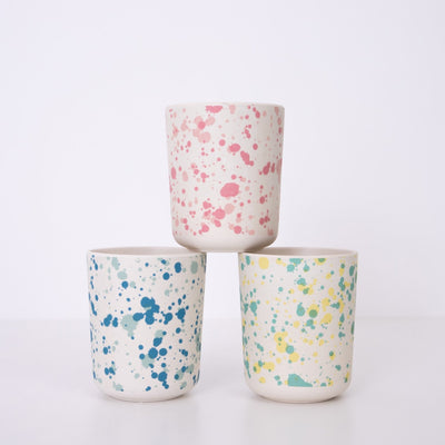 product image for speckled reusable bamboo cups by meri meri mm 222336 1 33
