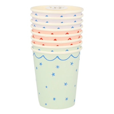 product image for star pattern partyware by meri meri mm 222399 6 26