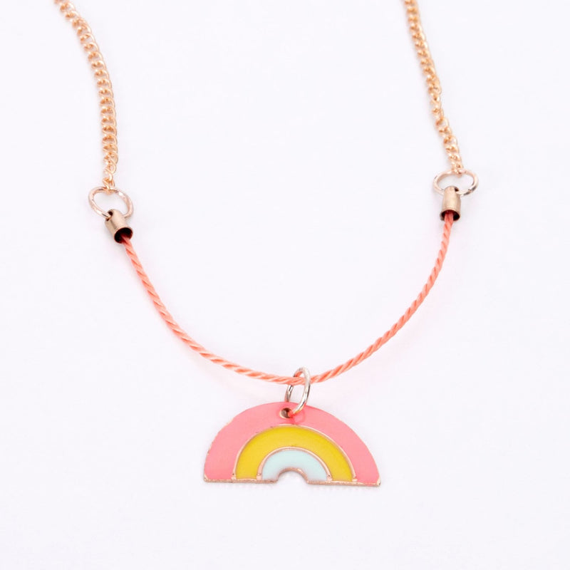 media image for enamel rainbow necklace by meri meri mm 223110 1 22