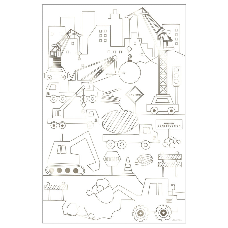 media image for construction coloring posters by meri meri mm 223155 3 254