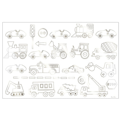 product image for construction coloring posters by meri meri mm 223155 4 79