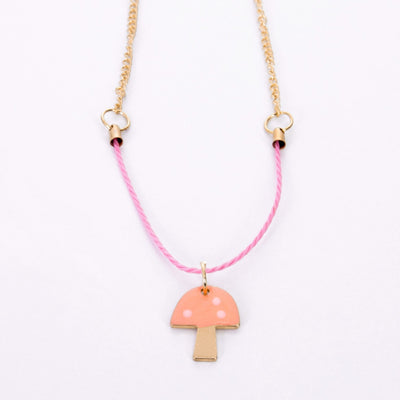 product image of enamel mushroom necklace by meri meri mm 223236 1 589