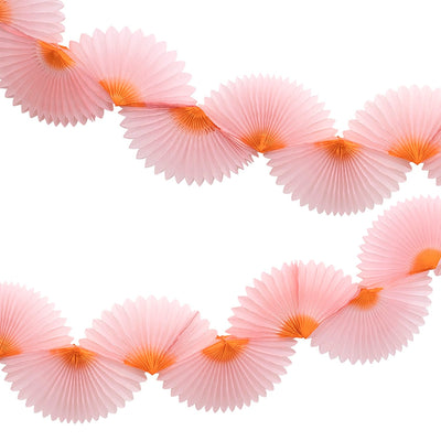 product image for pink honeycomb fan garland by meri meri mm 223839 1 77
