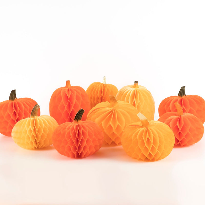 media image for honeycomb pumpkins by meri meri mm 223929 1 270