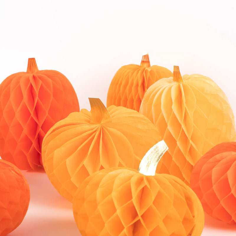 media image for honeycomb pumpkins by meri meri mm 223929 2 268
