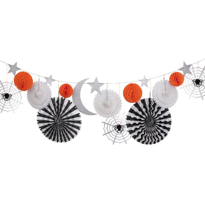 product image for halloween honeycomb shapes garland by meri meri mm 224532 1 26