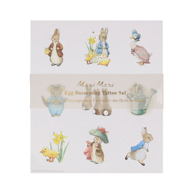 product image of peter rabbit in the garden egg decorating tattoos by meri meri mm 267223 1 556