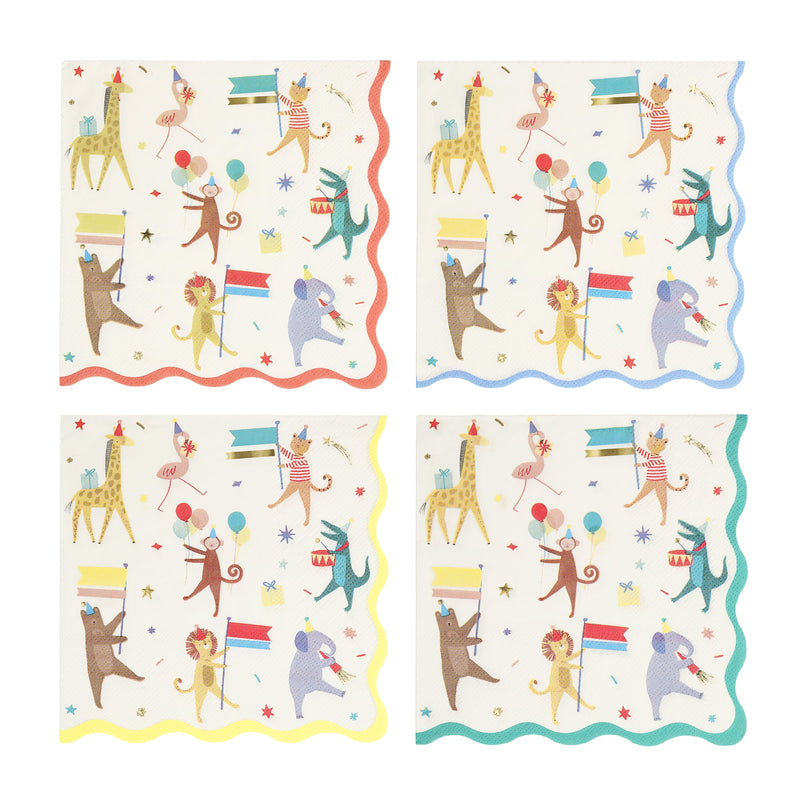 media image for animal parade partyware by meri meri mm 267376 3 274