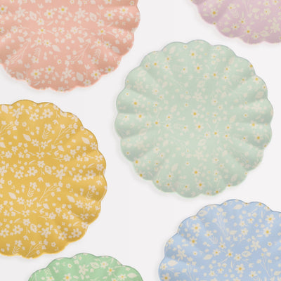 product image of floral reusable bamboo plates by meri meri mm 271210 1 597