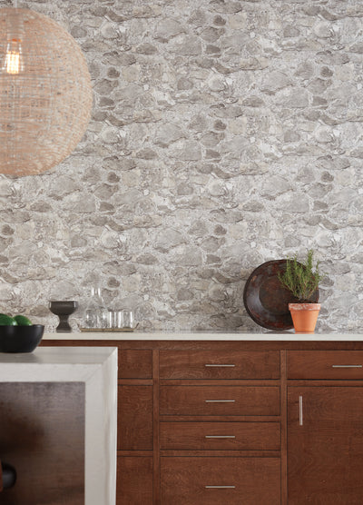 product image for Field Stone Wallpaper in Gray from the Mediterranean Collection by York Wallcoverings 33