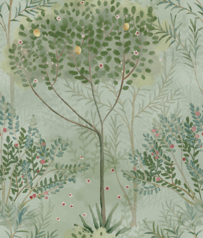 product image for Orchard Wallpaper in Green from the Mediterranean Collection by York Wallcoverings 16