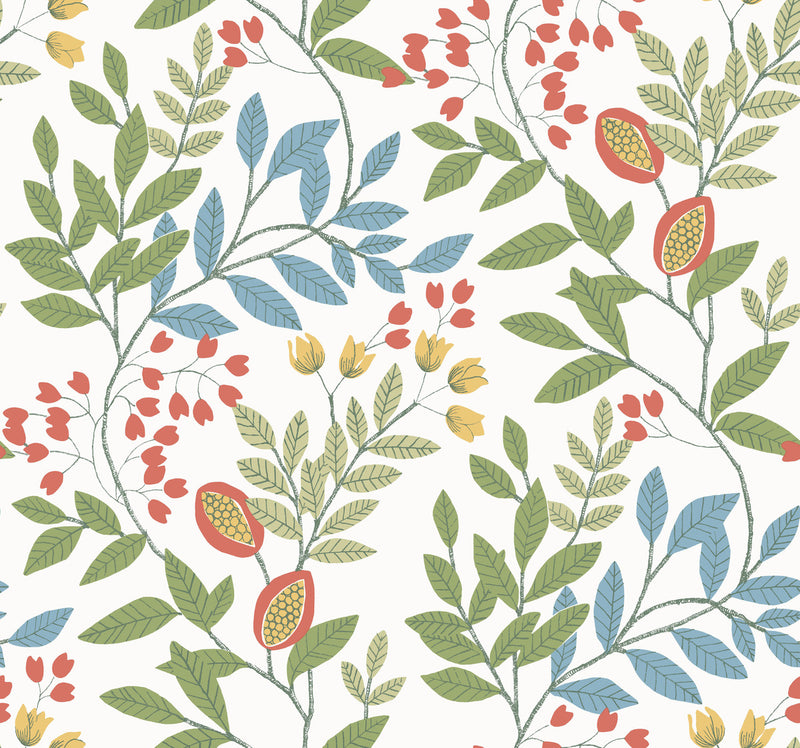 media image for sample eden retreat wallpaper in white multi from the mediterranean collection by york wallcoverings 1 219