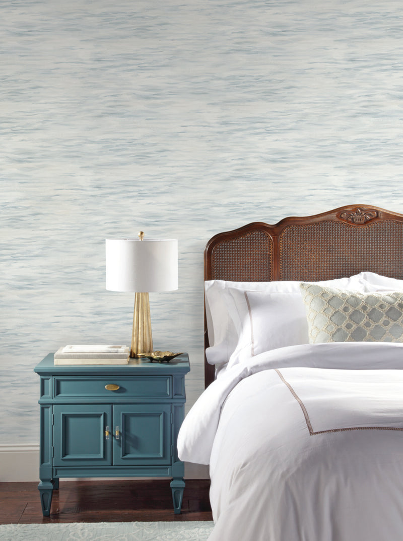 media image for Ripples Wallpaper in Gray from the Mediterranean Collection by York Wallcoverings 27