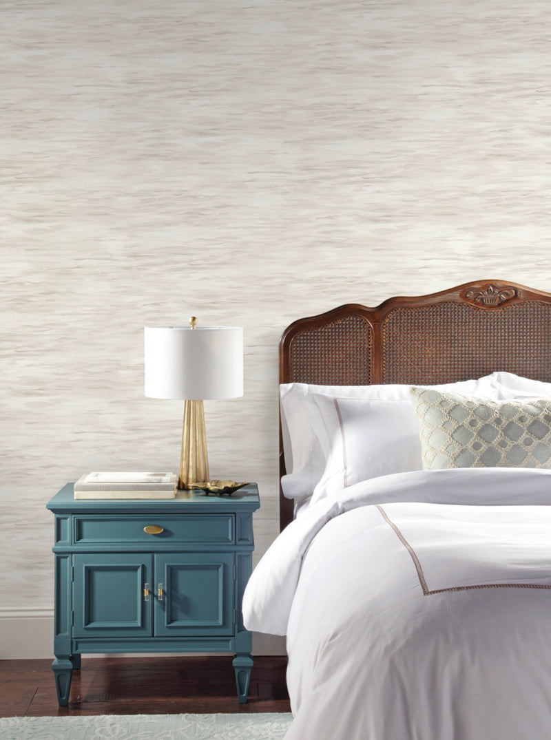 media image for Ripples Wallpaper in Neutral from the Mediterranean Collection by York Wallcoverings 266