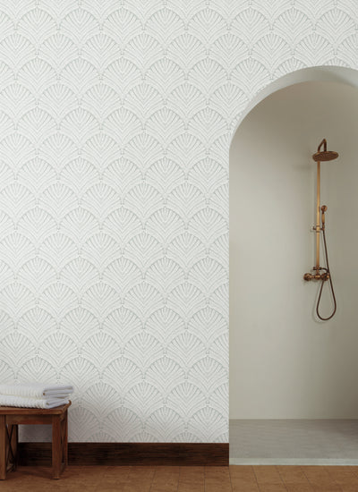 product image for Beachcomber Wallpaper in Green/White from the Mediterranean Collection by York Wallcoverings 22