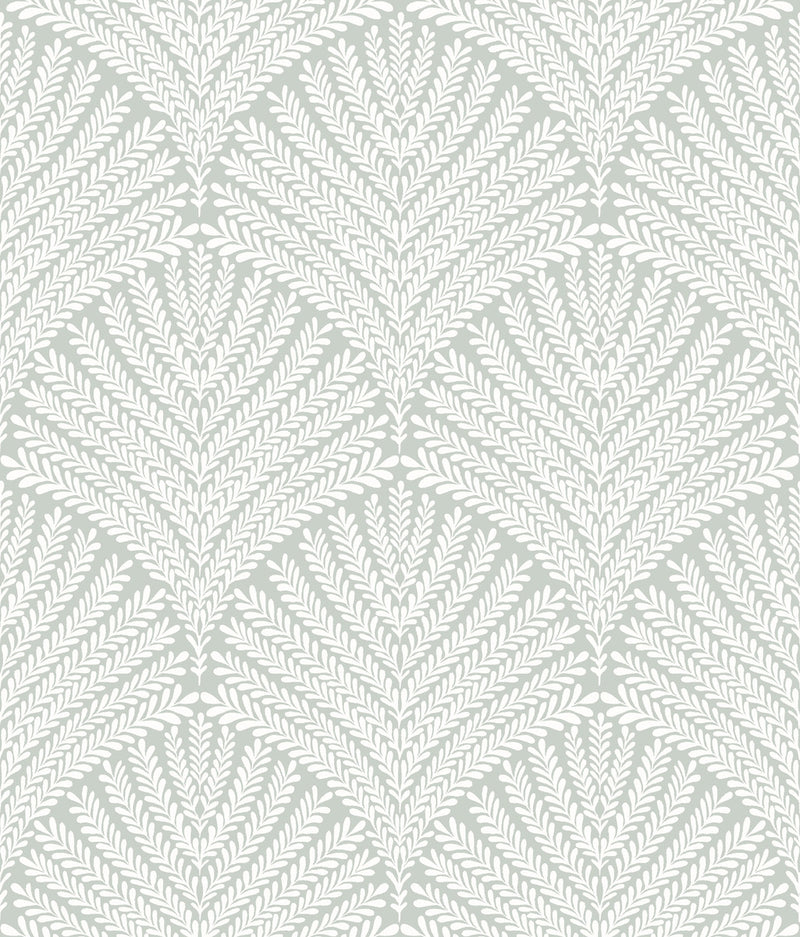 media image for sample beachcomber wallpaper in green white from the mediterranean collection by york wallcoverings 1 287