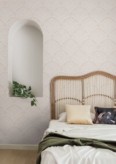 product image for Beachcomber Wallpaper in Light Pink/Cream from the Mediterranean Collection by York Wallcoverings 10