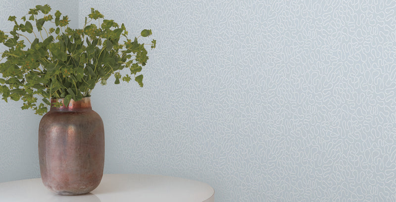 media image for Effervesce Wallpaper in Blue from the Mediterranean Collection by York Wallcoverings 299