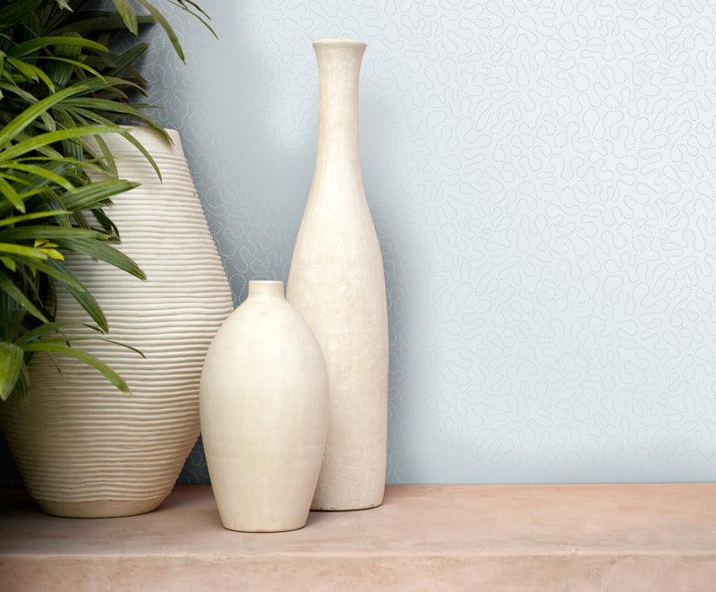 media image for Effervesce Wallpaper in Blue from the Mediterranean Collection by York Wallcoverings 269