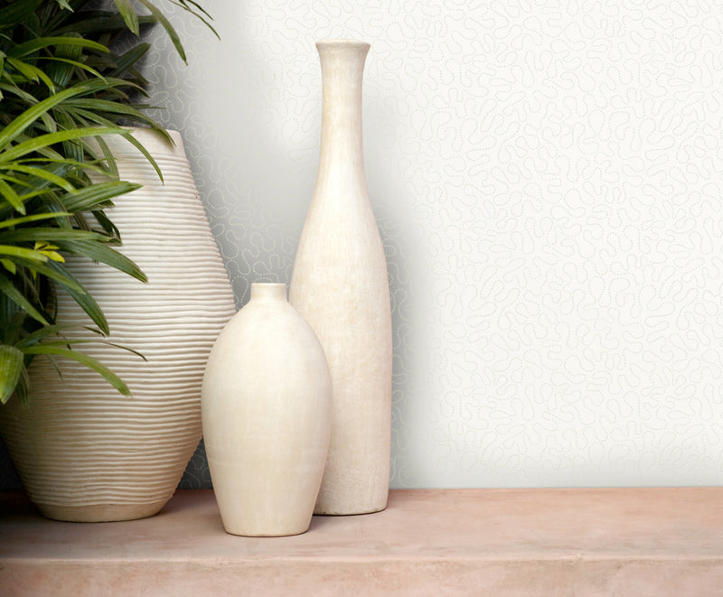 media image for Effervesce Wallpaper in White from the Mediterranean Collection by York Wallcoverings 295