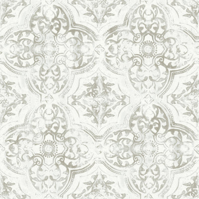 product image for Quartet Wallpaper in White/Neutral from the Mediterranean Collection by York Wallcoverings 46