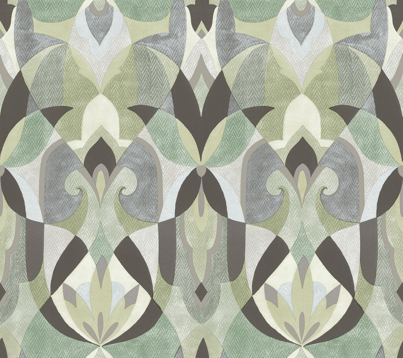 media image for sample malta wallpaper in green from the mediterranean collection by york wallcoverings 1 221