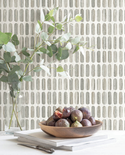 product image for Petite Pergola Wallpaper in Grey/Taupe from the Mediterranean Collection by York Wallcoverings 4