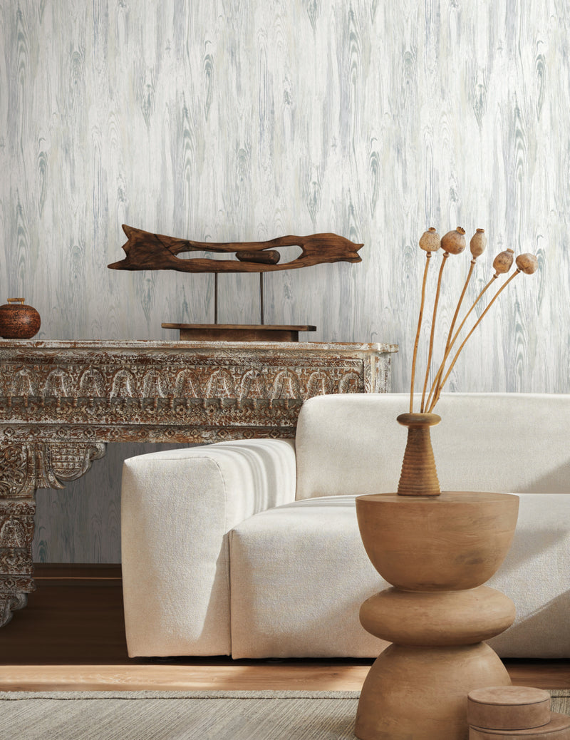 media image for Rusticano Wallpaper in White/Blue from the Mediterranean Collection by York Wallcoverings 230