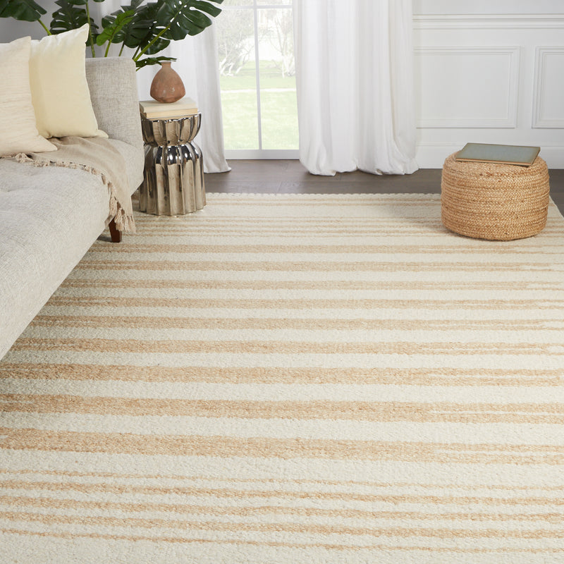 media image for lomita handmade stripes light tan cream rug by jaipur living 6 267