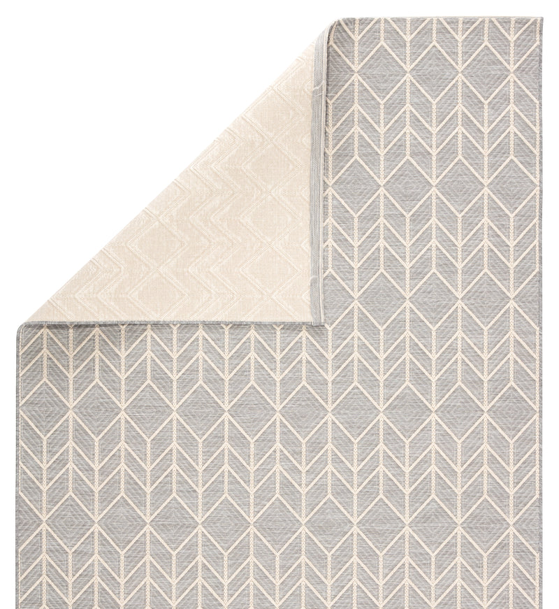 media image for galloway indoor outdoor chevron gray cream rug design by jaipur 4 235