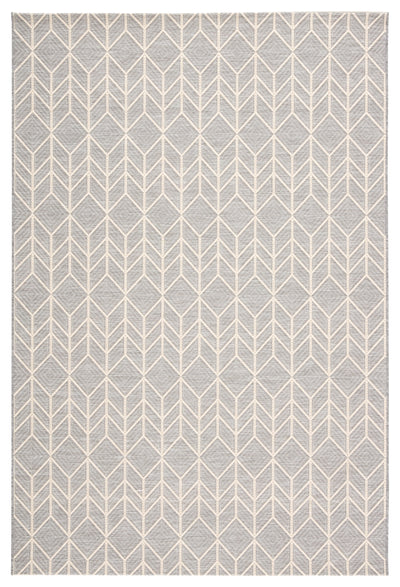 product image for galloway indoor outdoor chevron gray cream rug design by jaipur 1 32