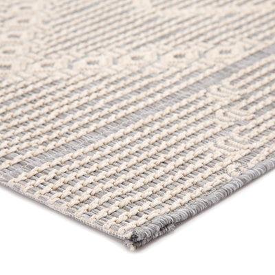 product image for Shiloh Indoor/ Outdoor Tribal Gray & Cream Area Rug 16