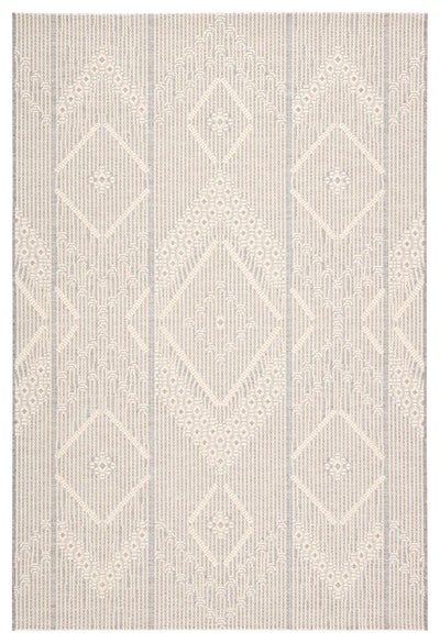 product image for Shiloh Indoor/ Outdoor Tribal Gray & Cream Area Rug 24