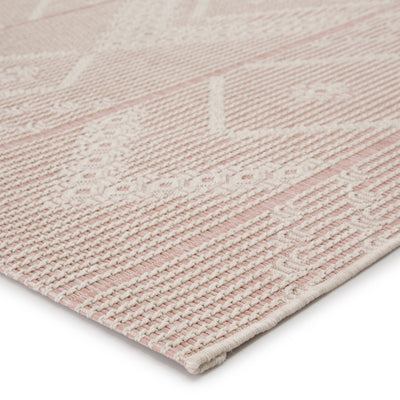 product image for Shiloh Indoor/ Outdoor Tribal Light Pink/ Cream Rug by Jaipur Living 80