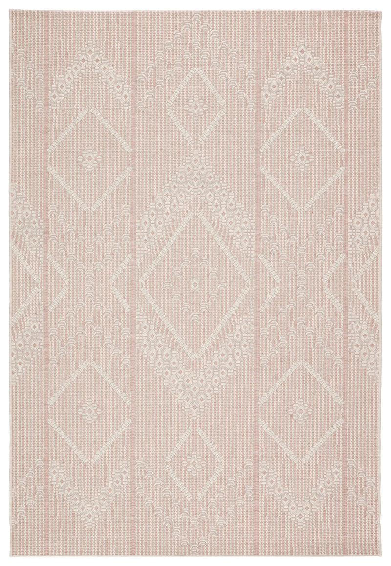 media image for Shiloh Indoor/ Outdoor Tribal Light Pink/ Cream Rug by Jaipur Living 22